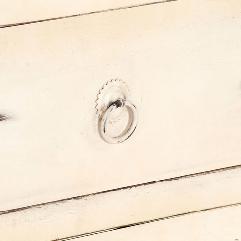 Rustika Rowe -  Sideboard White 160x40x80 cm Solid Mango Wood